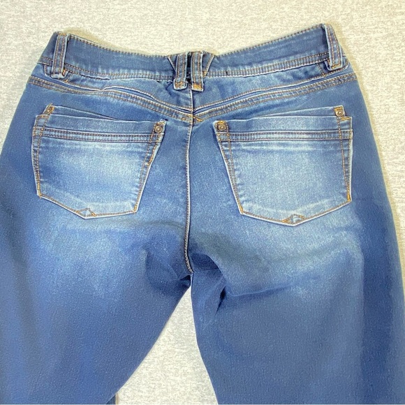Democracy Jegging Jeans Womens 4 Blue Ab Technology Skinny Low Rise Casual Denim - Picture 10 of 14